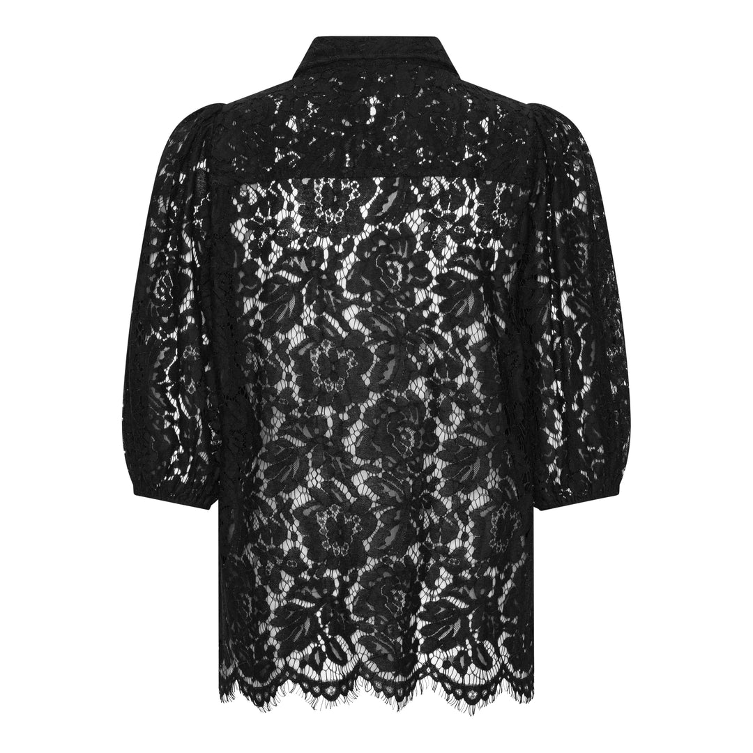Continue - Alicia Lace Blouse 14988 - Black Bluser 