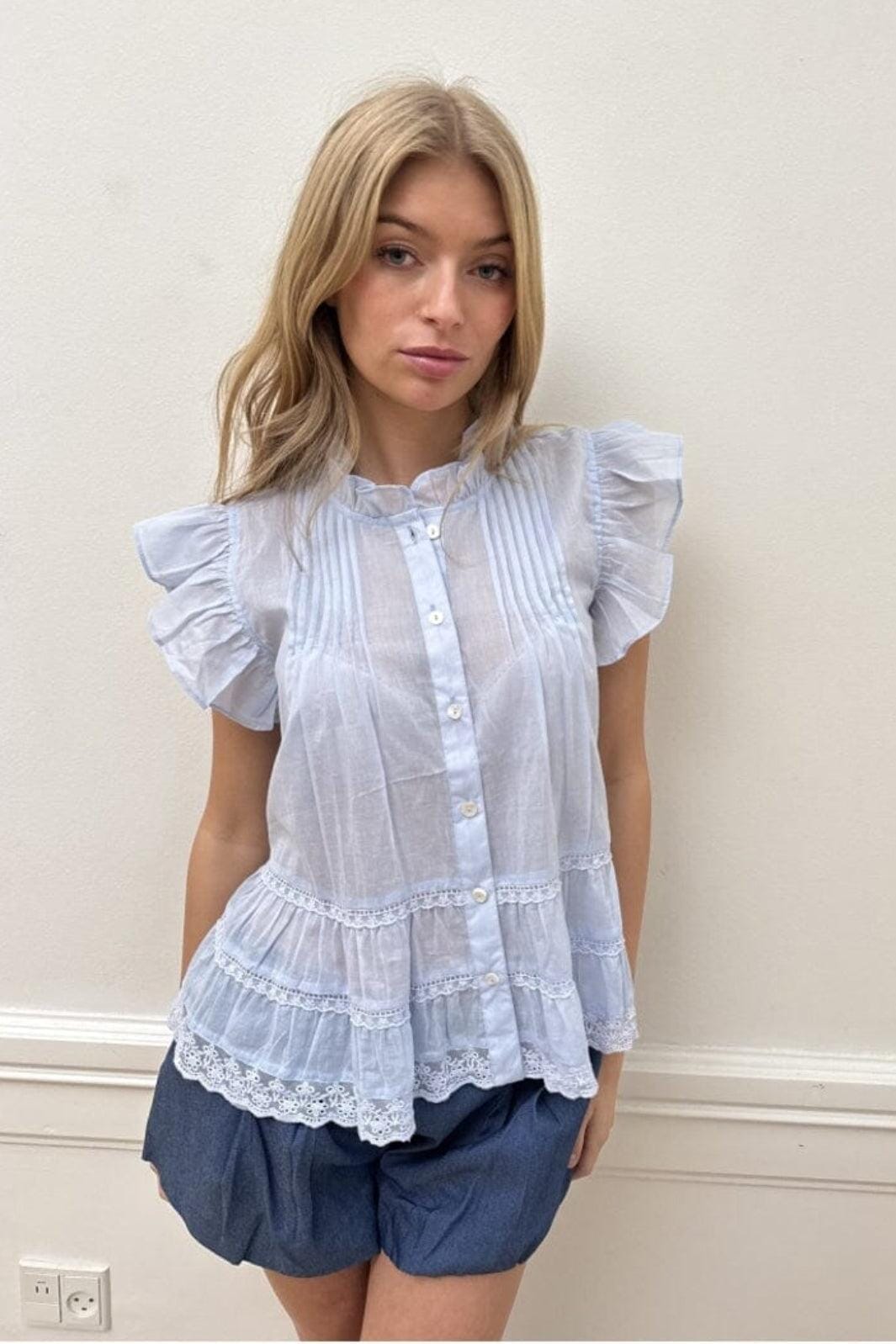 Continue - Audrey Top 15156 - Light Blue