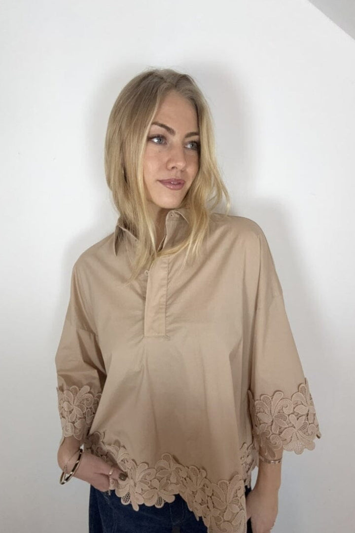 Continue - Klara Embroidery 15118 - Sand