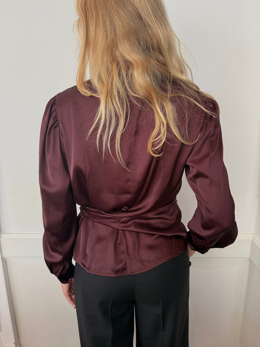 Continue - Roseanne Solid 15003 - Bordaux Bluser 