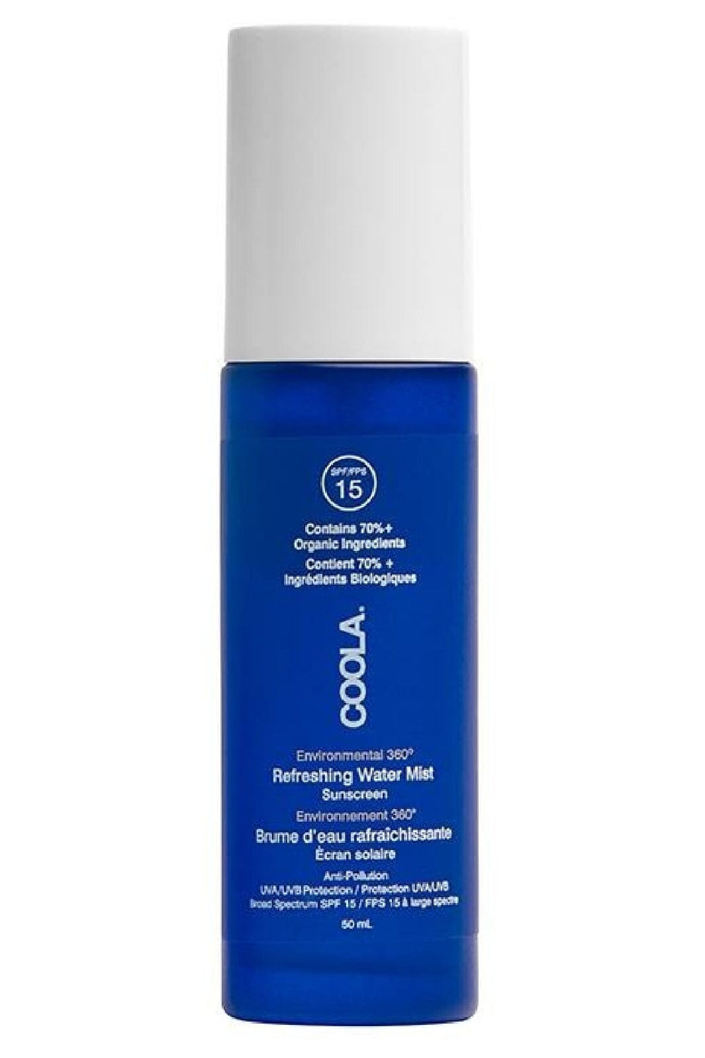 Coola - Refreshing Water Mist SPF 15 Ansigtsmist 