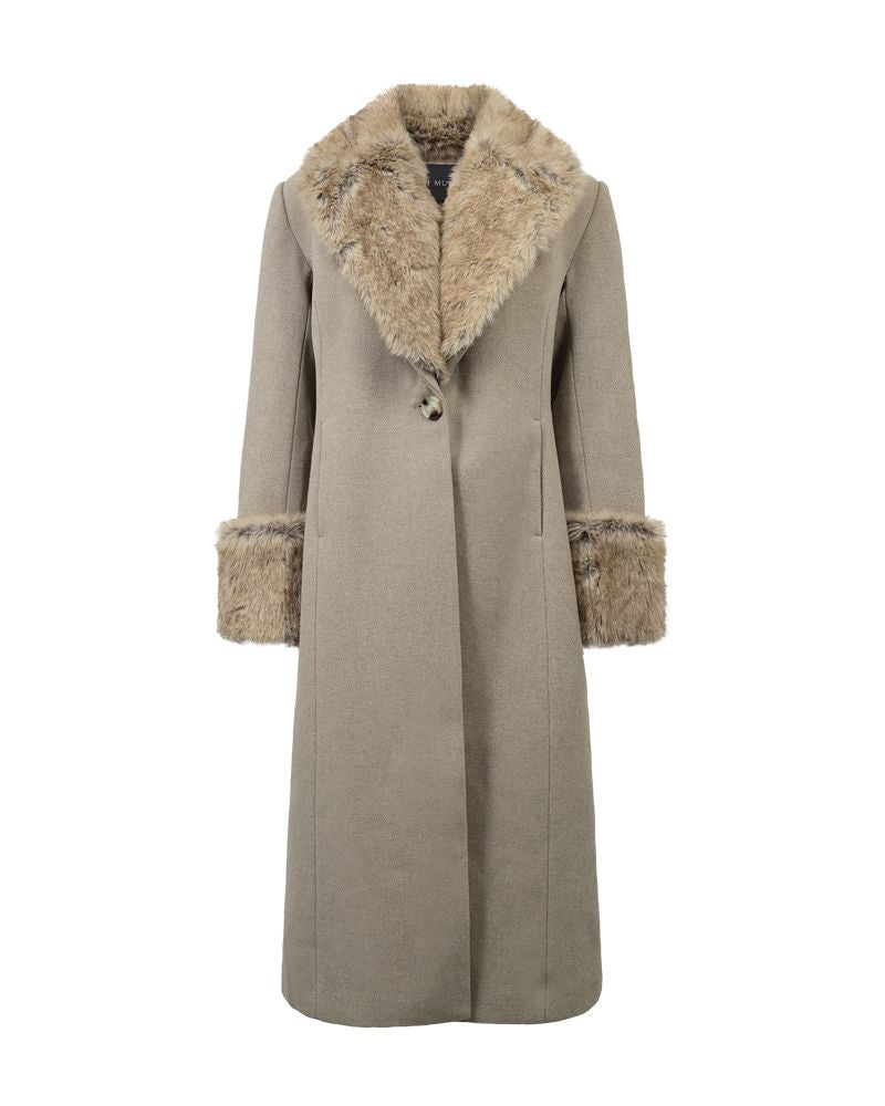 Copenhagen Muse - Cmabigail-coat 211403 - 1954 Winter Twig Melange 
