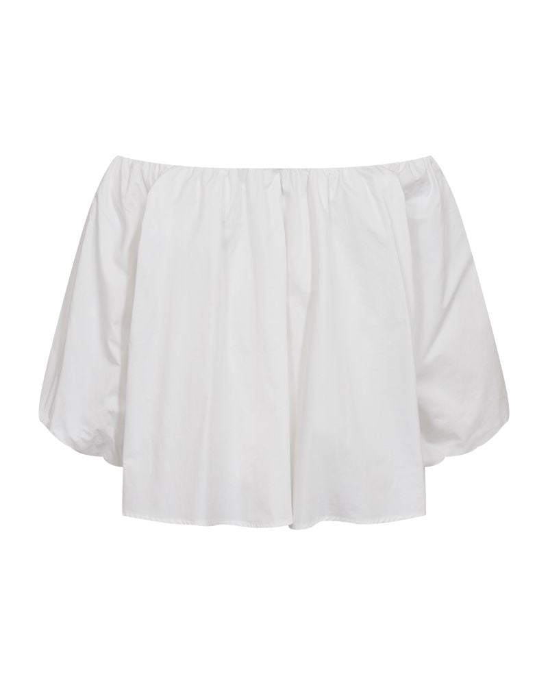 Copenhagen Muse - Cmshirley-blouse - 1010 Bright White Bluser 