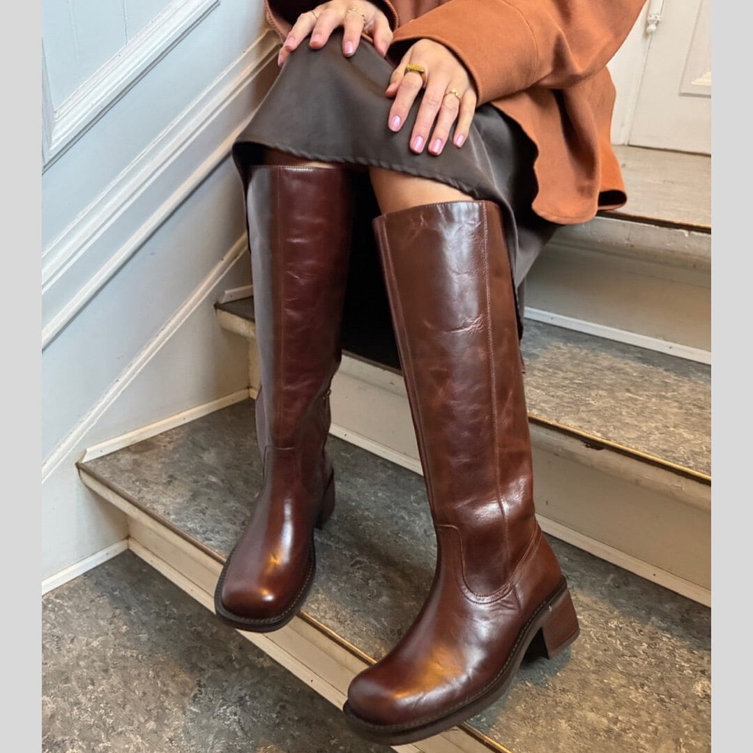 Copenhagen Shoes - A Real Woman'S World CS8746 - 0012 - Brown Støvler 