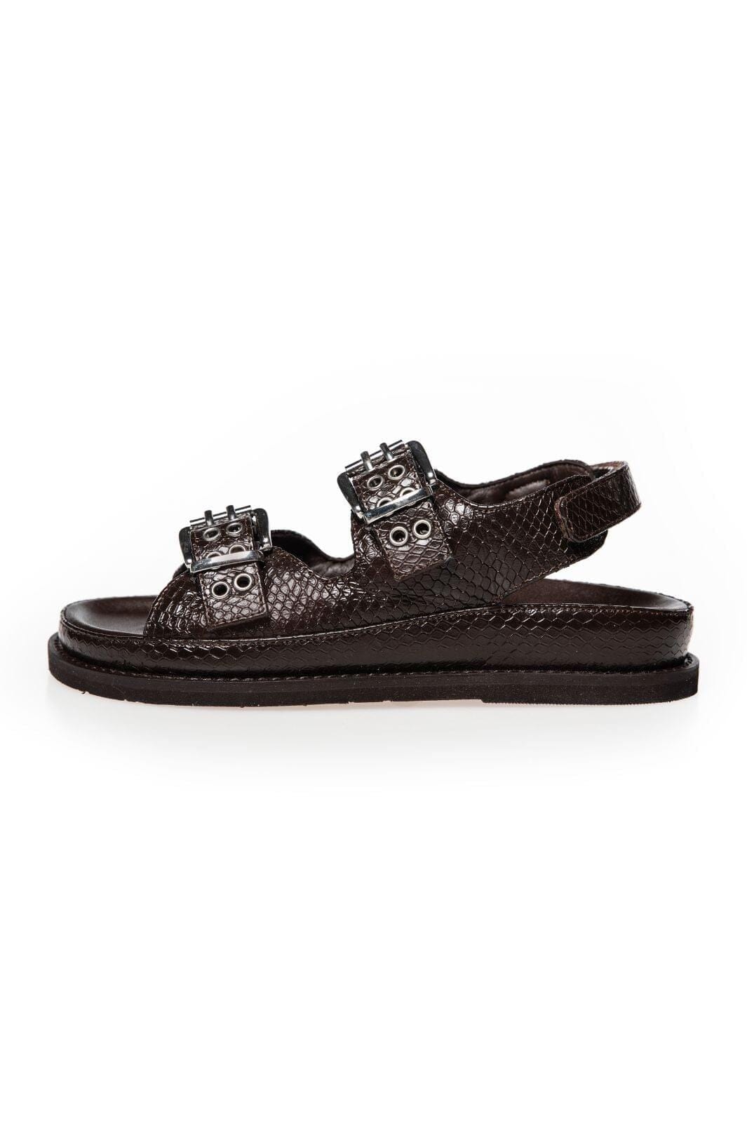 Copenhagen Shoes - As I Was L. CS8957 - 004 - Dark Brown Sandaler 