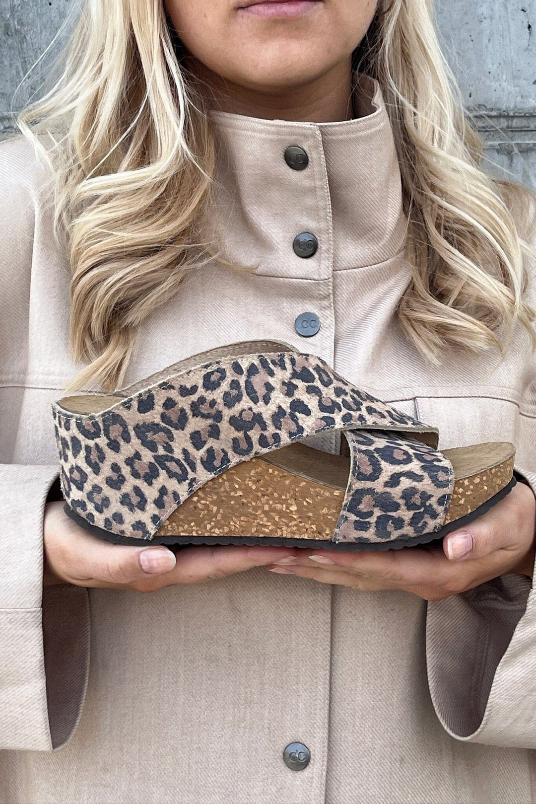 Copenhagen Shoes - Frances Leopard 23 CS7548 - 048 - Brown Leopard Sandaler 