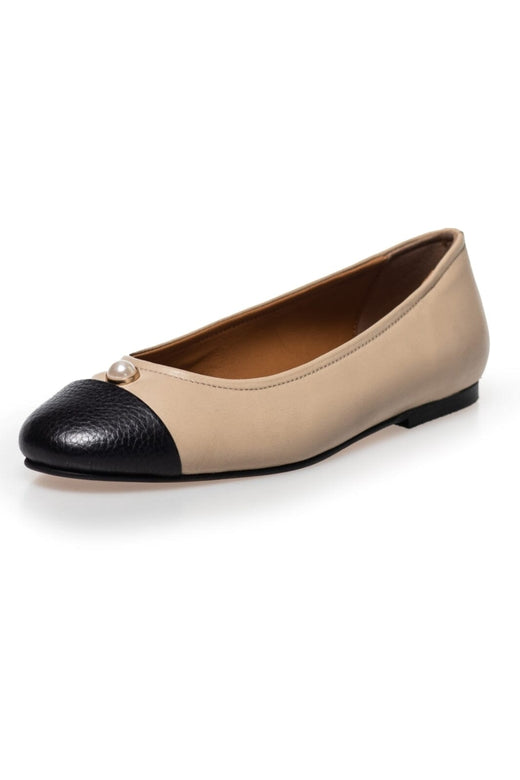 Copenhagen Shoes - The New Pearl Ballerina CS8595 - 0007 - Black / Nude