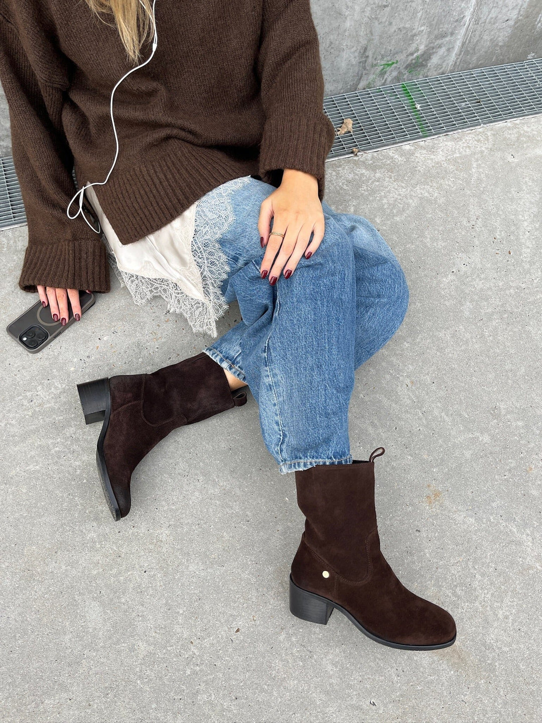 Copenhagen Shoes - The Real Walking Suede CS8730 - 0012 - Brown Støvler 