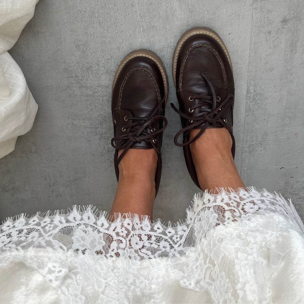 Copenhagen Shoes - The Walk Leather CS8837 - 0018 - Dk Brown Loafers 