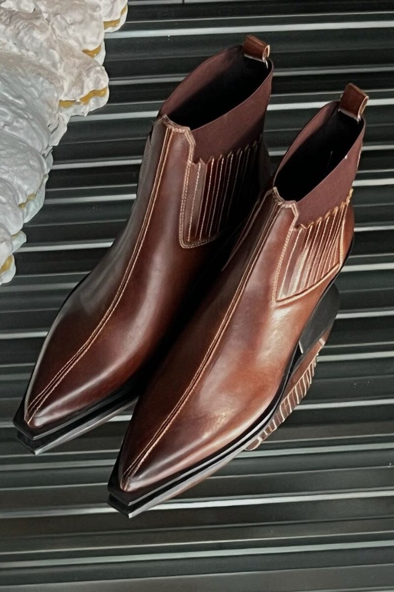 Copenhagen Shoes - The Walking Boot L Cs9041 - 0242 - Dark Cognac Støvler 