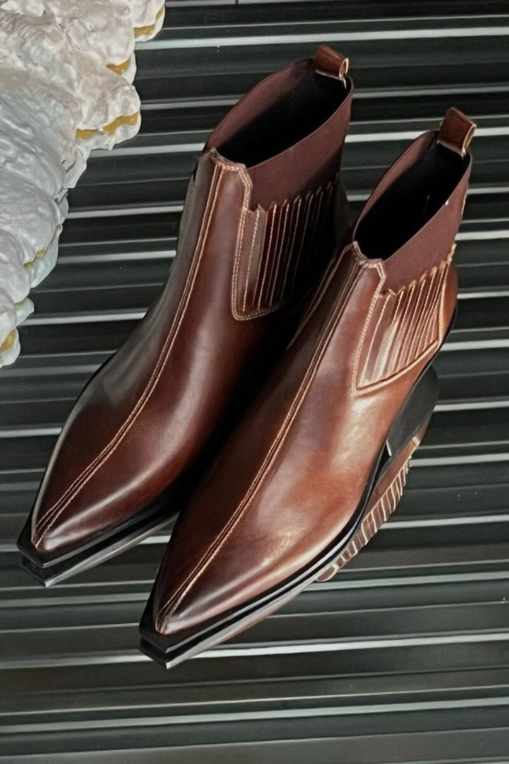 Copenhagen Shoes - The Walking Boot L Cs9041 - 0242 - Dark Cognac Støvler 