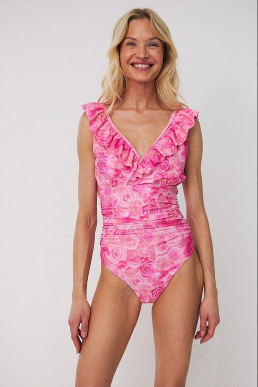 Cras - Agnes Swimsuit C2022 - Pink Rosegarden