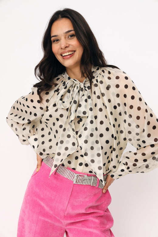 Cras - Ethel Shirt C799 - 8032 - 8032 Black Dot