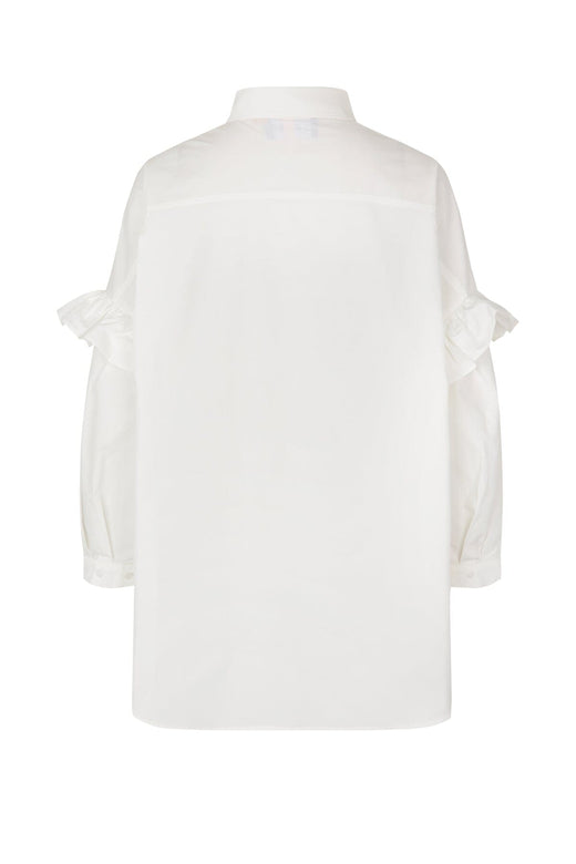 Cras - Flower Shirt - 1000 1000 White Skjorter 