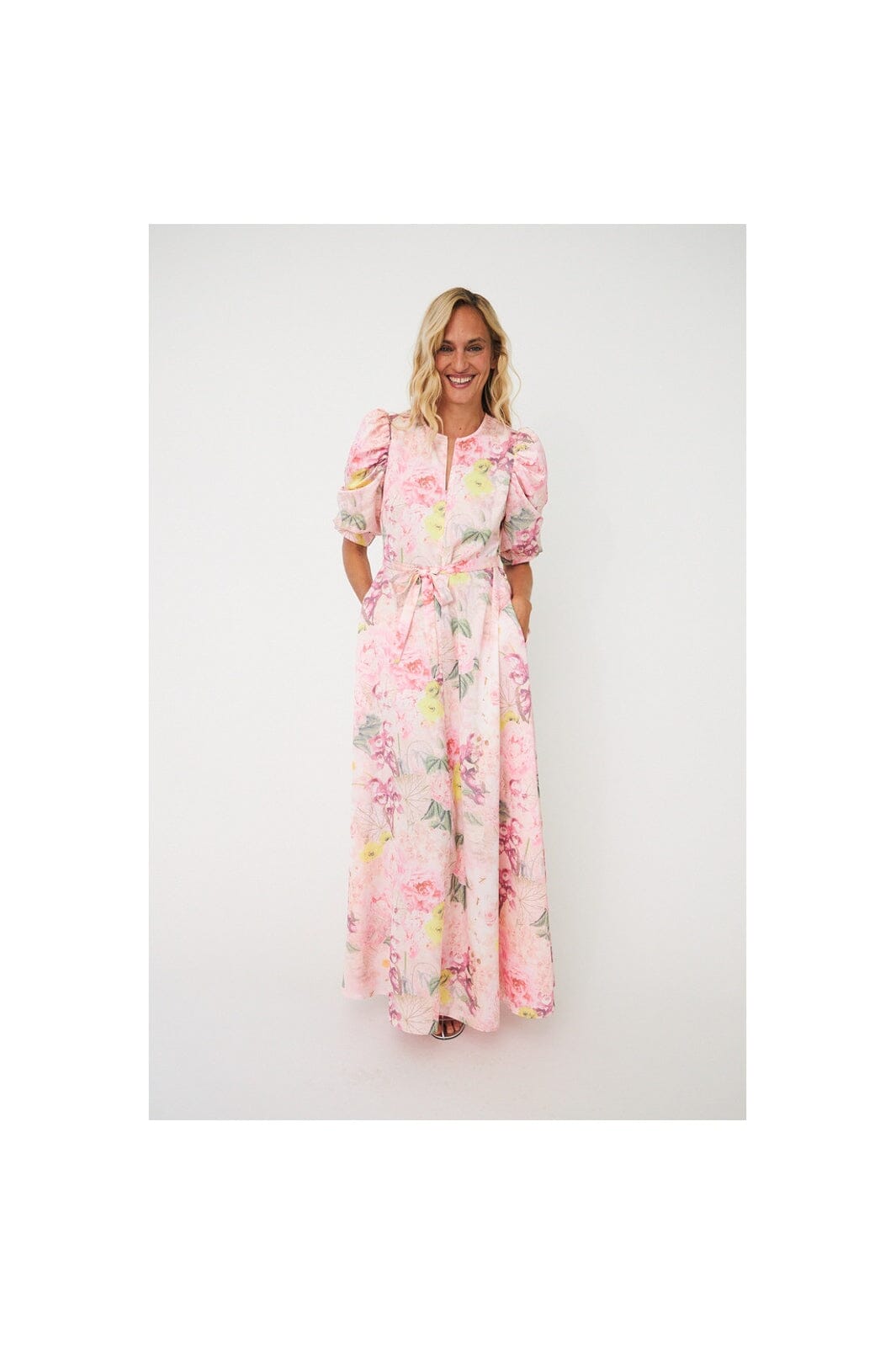 Cras - Kayla Maxi Dress C1619 - Floral Garden