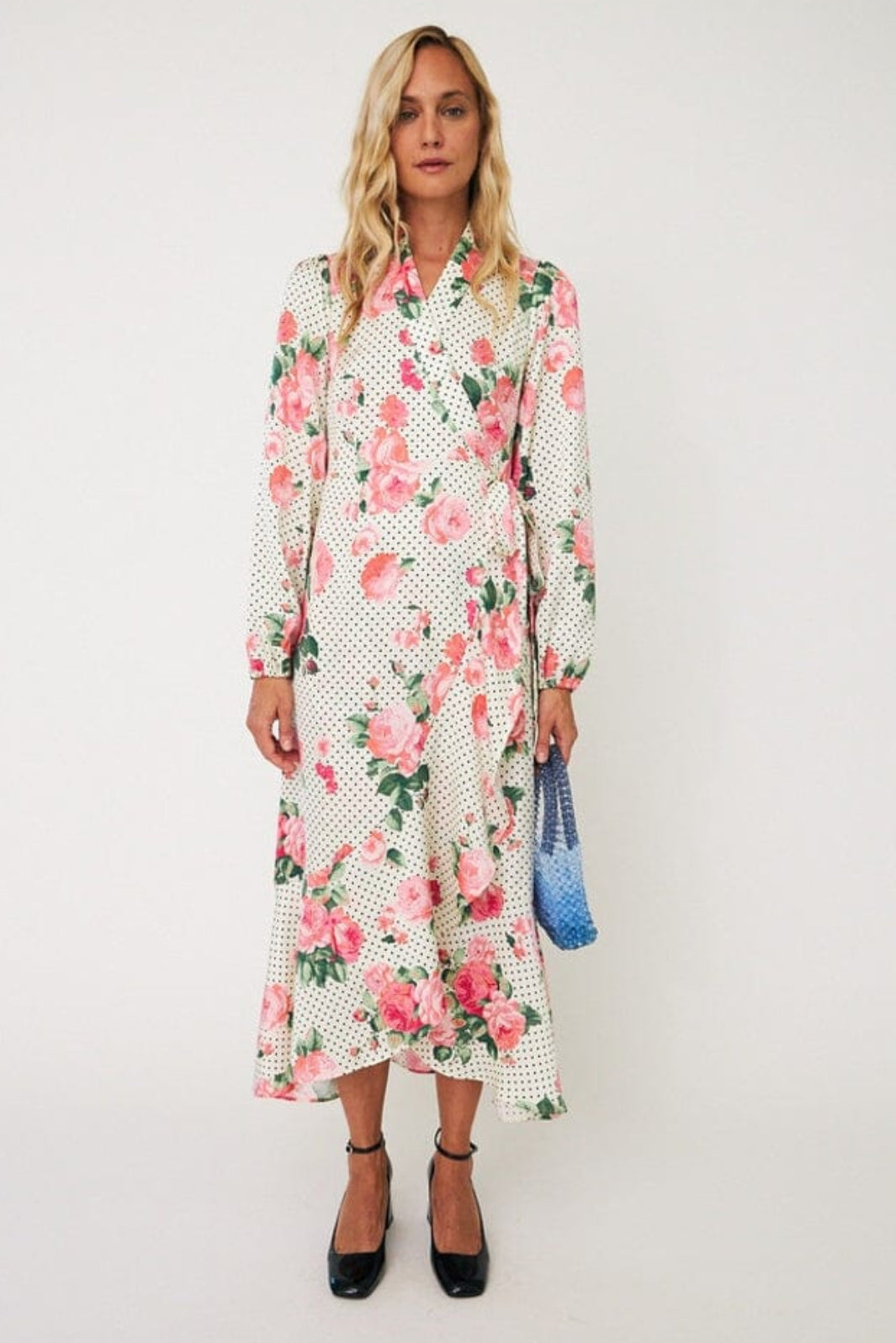 Cras - Lara Dress C489 - Polka Rose