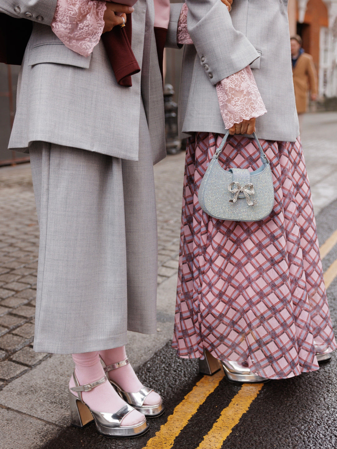 Cras - Odelle Skirt C728 - Pink Check Nederdele 