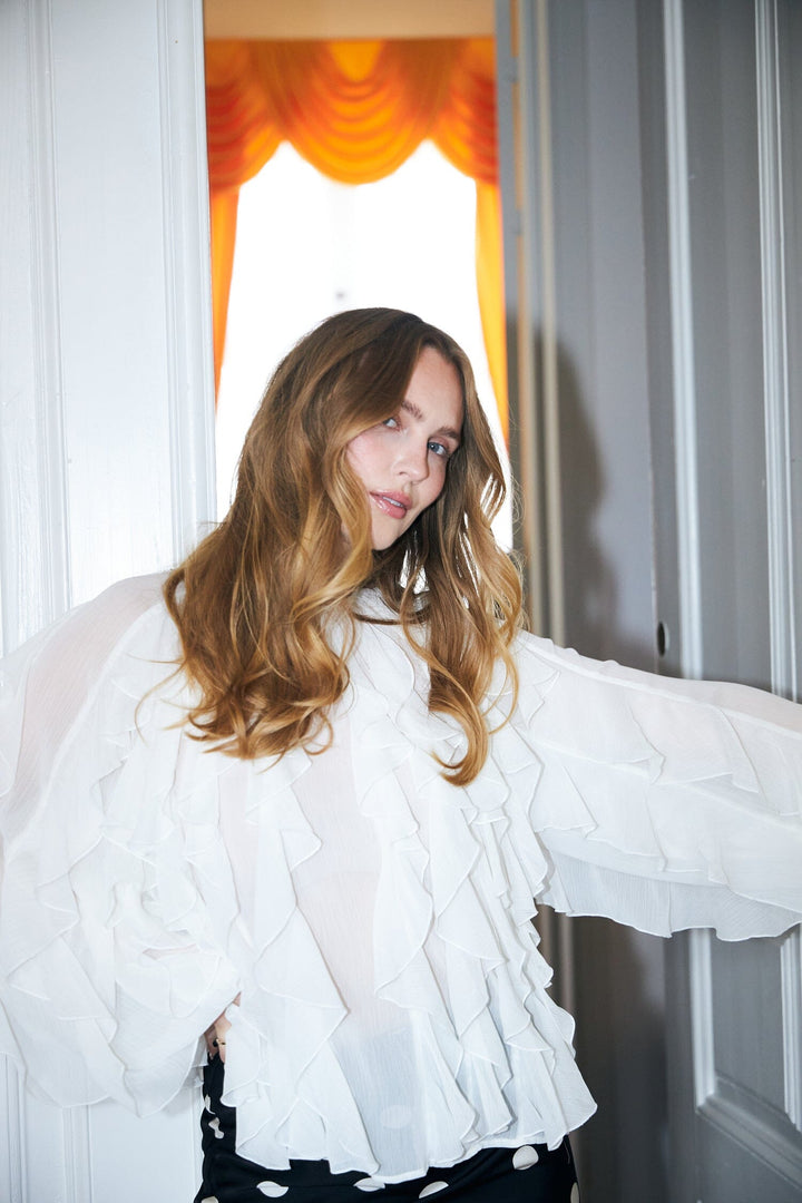 Cras - Rya Blouse C524 - 1009 Ivory Bluser 