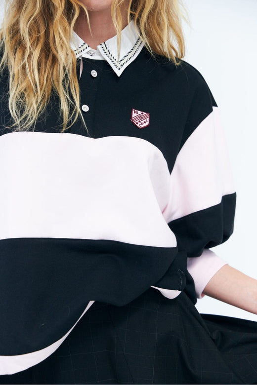 Cras - Soraya Polo C782 - Pale Pink Black