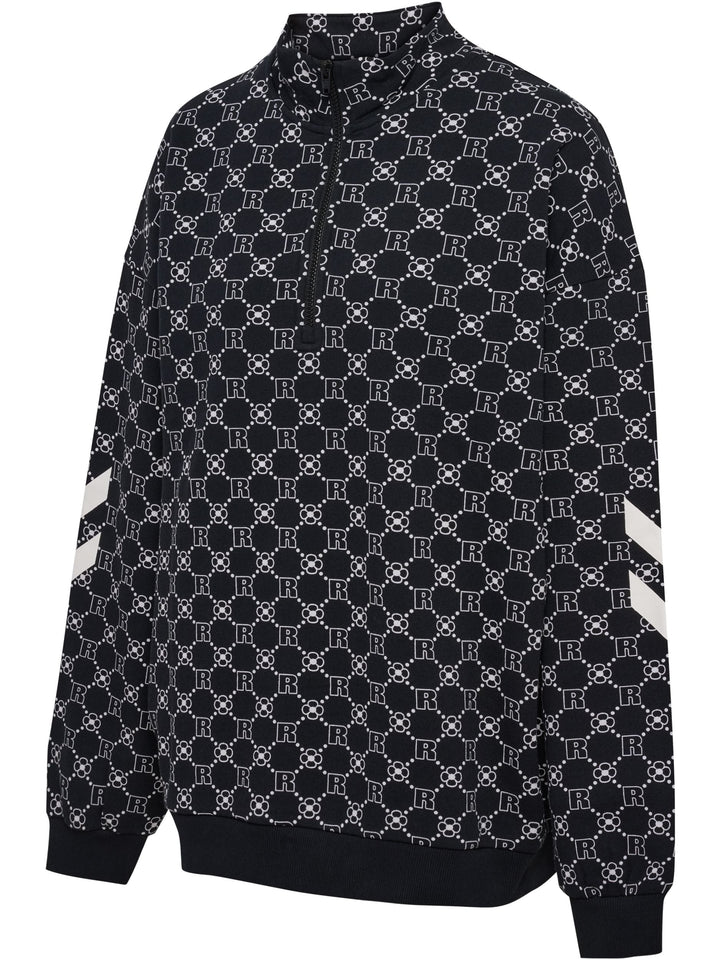 DBU x Rotate - 232035 Oversized Halfzip 70051 - 2001 Black Sweatshirts 