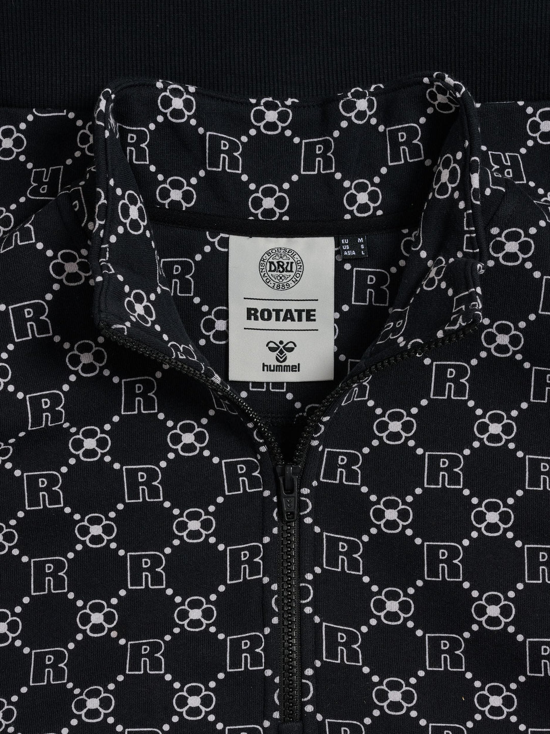 DBU x Rotate - 232035 Oversized Halfzip 70051 - 2001 Black Sweatshirts 