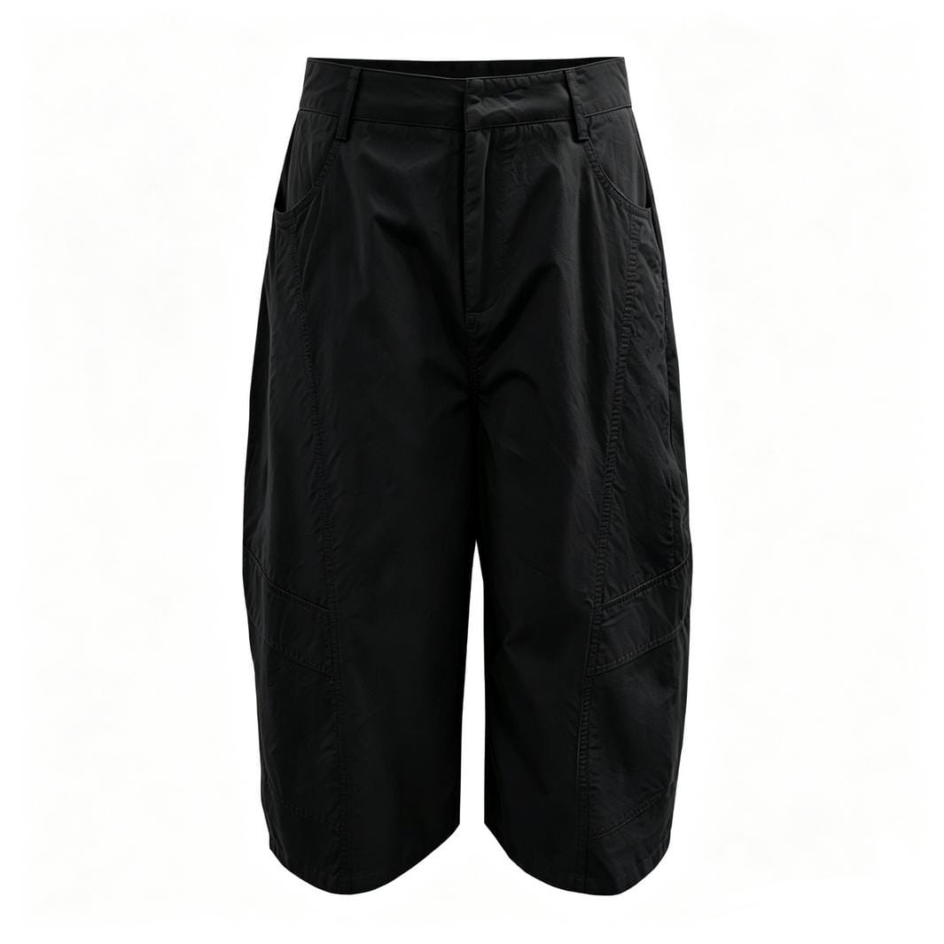 Dear Molly - Cargo Long Shorts  Ch172015b  - Black