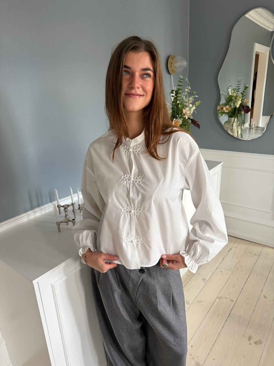 Dear Molly - Jill Shirt Shirt Ch169989c - White Skjorter 