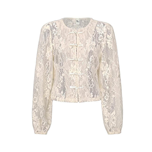 Dear Molly - lace Blouse Ch171496b - Offwhite