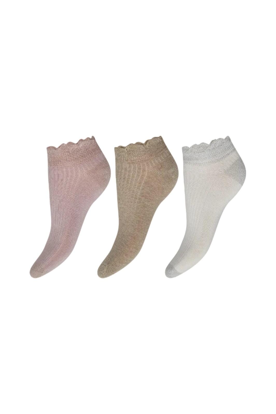 Decoy - 3-Pack Sneaker Sock Bamb 20237-65 - 10091 - Multifarvet Strømper 