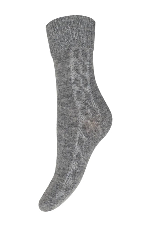 Decoy - Cosy Ankle Sock 37320-75 - 3373 - Grå Strømper 