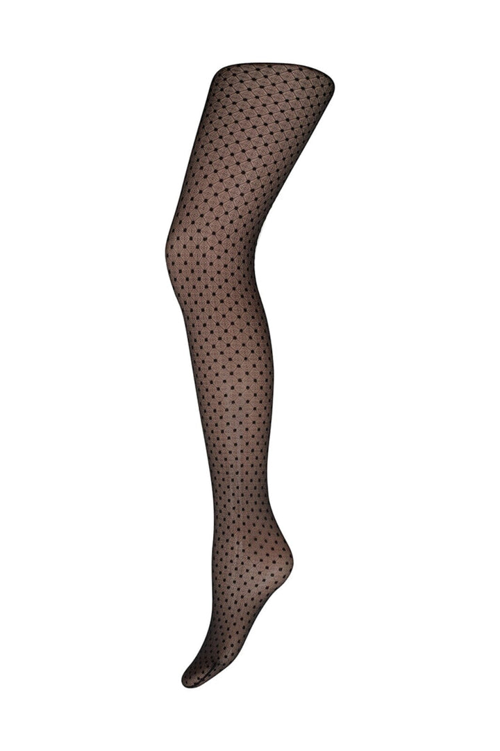 Decoy - Tight W. Net/Dots 20Den 16146-77 - 1100 - Sort Bodystockings 