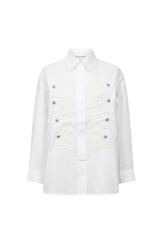 Co´Couture - Viannecc Officer Shirt 506463 - 10001 - White