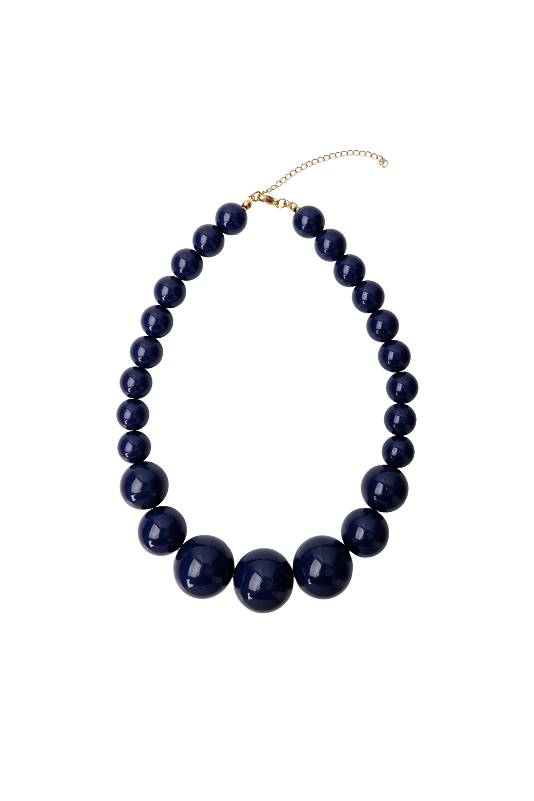 Black Colour - Bcholly Double Necklace 4562 - Navy