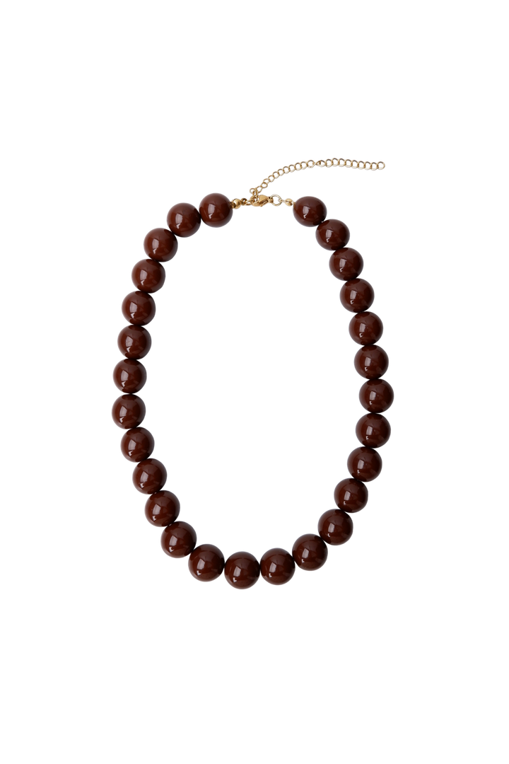 Black Colour - Bcholly Double Necklace 4562 - Coffee
