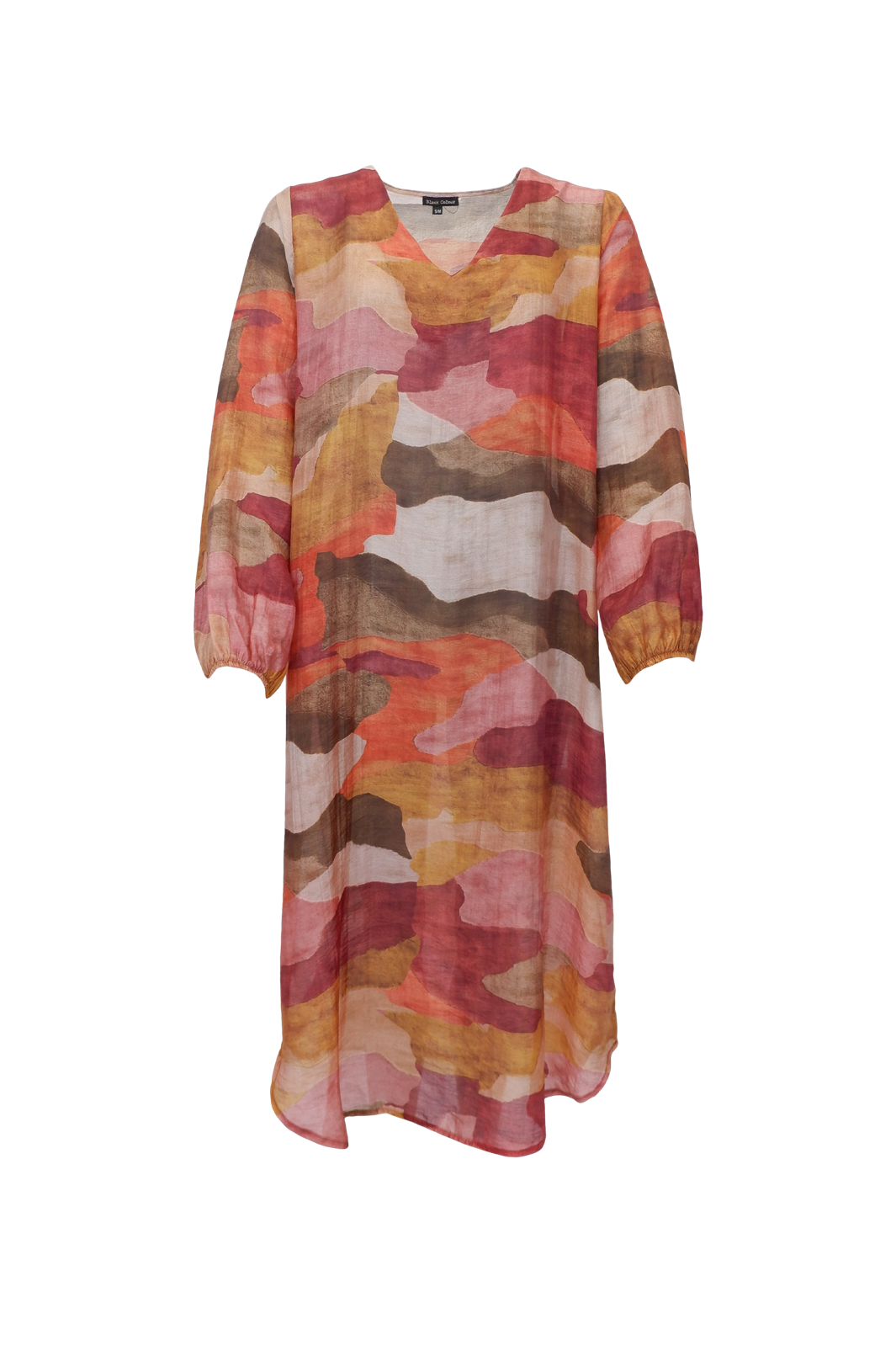 Black Colour - Bczella Sheer Dress 41297 - Burnt Wine