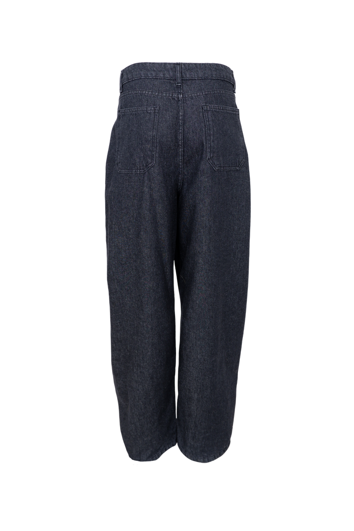 Black Colour - Bcsia Baggy Barrel Pant 41247 - Black Denim