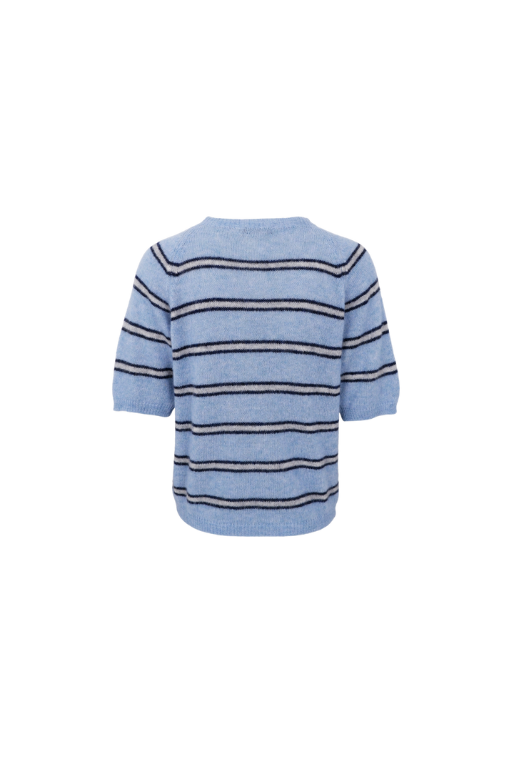 Black Colour - Bcdell Ss Jumper 1246 - Blue Marine