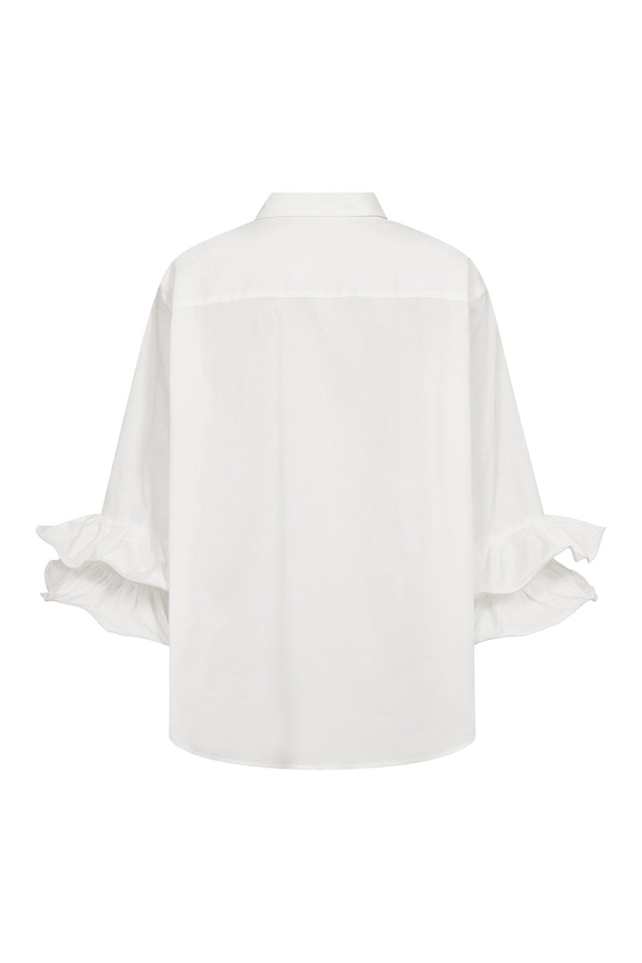Co´Couture - Halencc Flare Shirt 500609 - 10001 - White