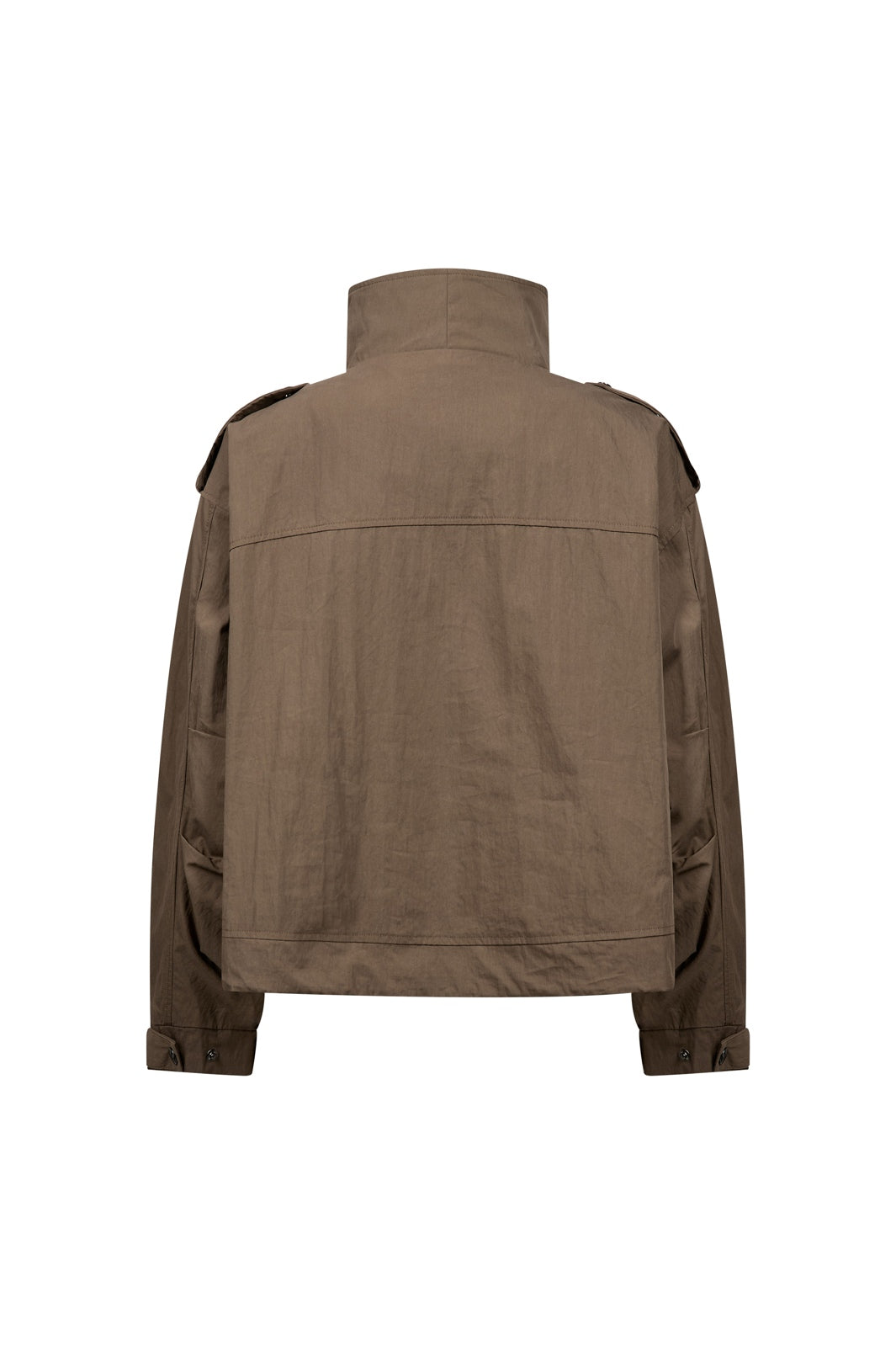 Co´Couture - Alinacc Double Funnel Neck Jacket 500810 - 20002 - Brown