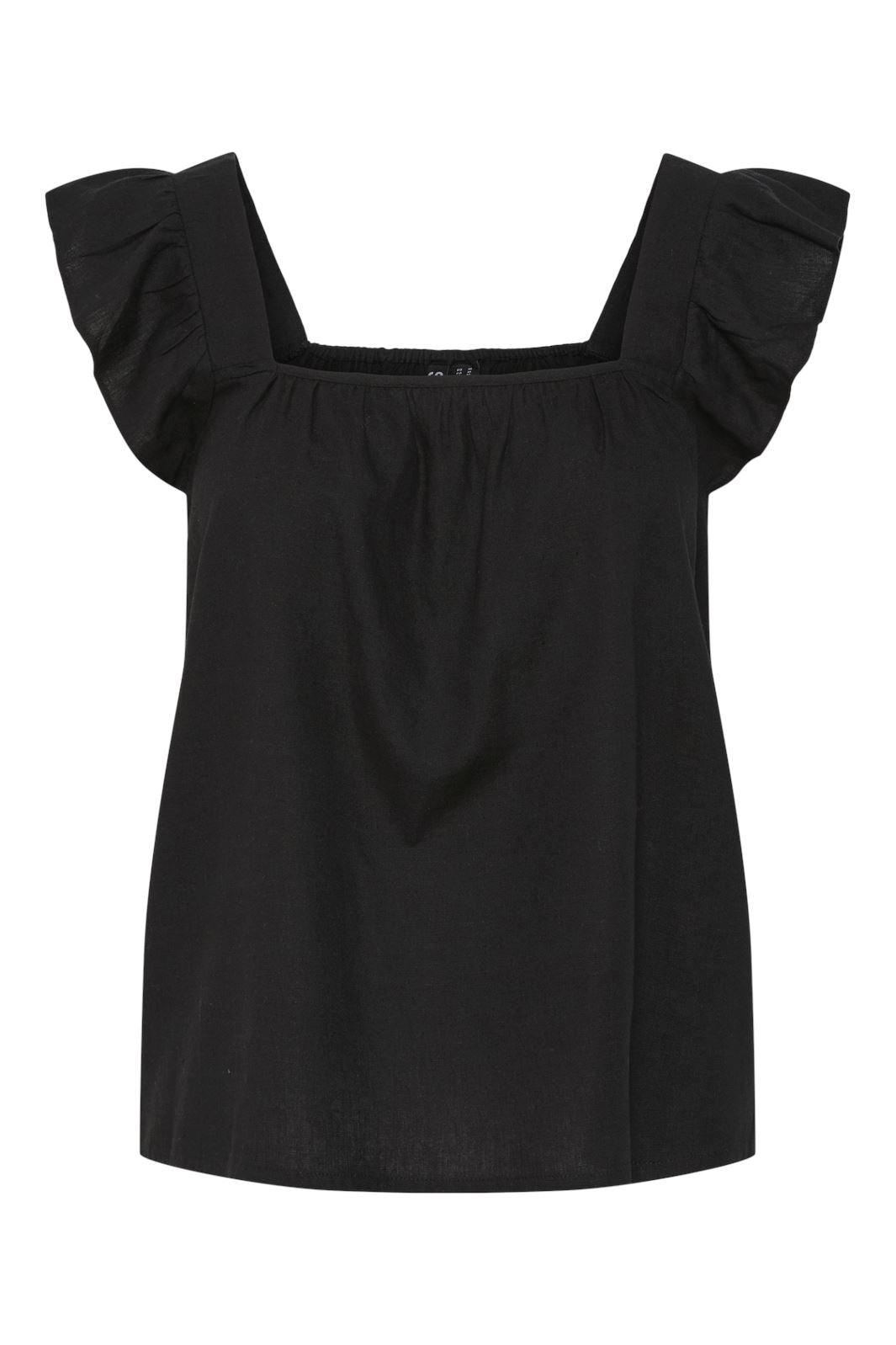 Pieces - Pcpia Sl Top - 4649003 Black