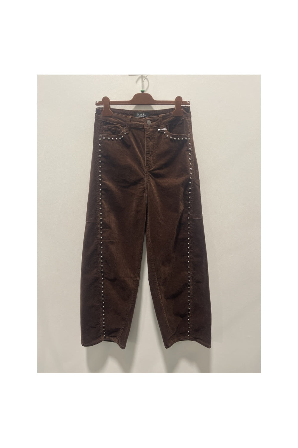 Marta Du Chateau - Mdcwanda Jeans MDC233-2566 - Corduroy Choco