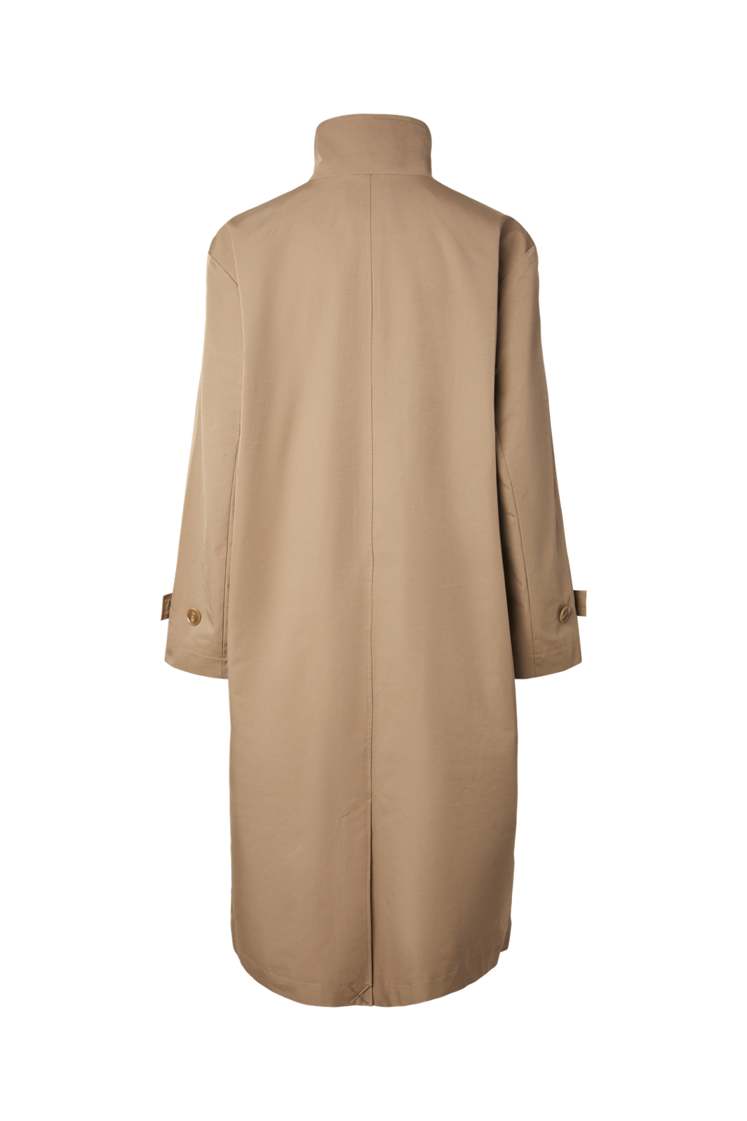 Pieces - Pcjorma High Neck Long Jacket - 5190901 Greige