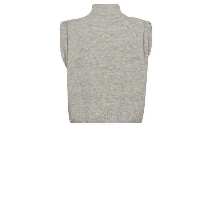 Gossia - Wiwicago Top G2759 - Light Grey Melange Strikbluser 