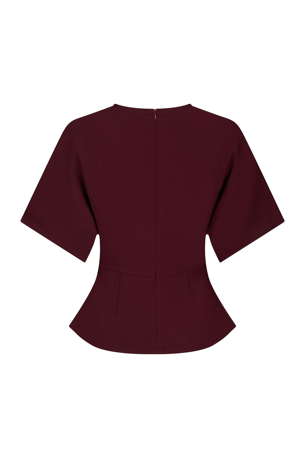 Neo Noir - Miriel Drape Blouse 170119 - 182 - Plum