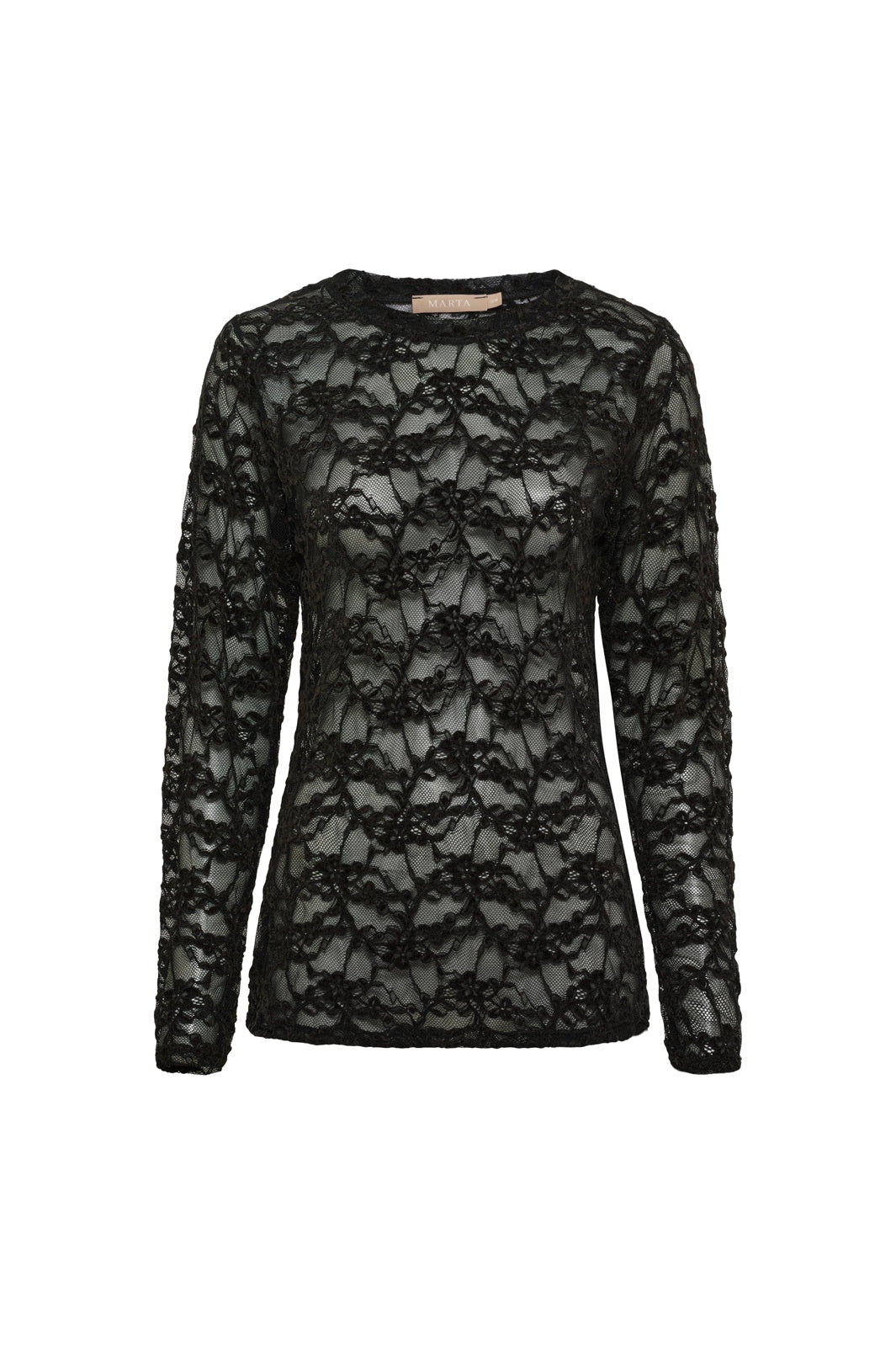 Marta Du Chateau - Mdcprimula Ls Tee 8941 - Black