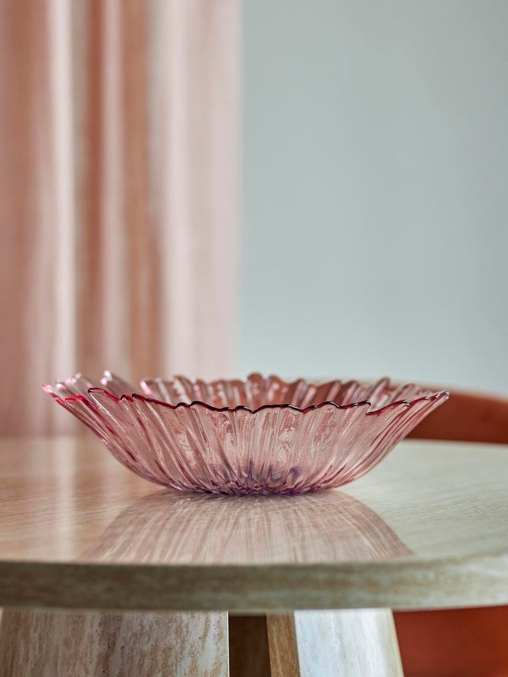 Bloomingville - Mariko Skål, Rosa, Glas 82068720 - Rose