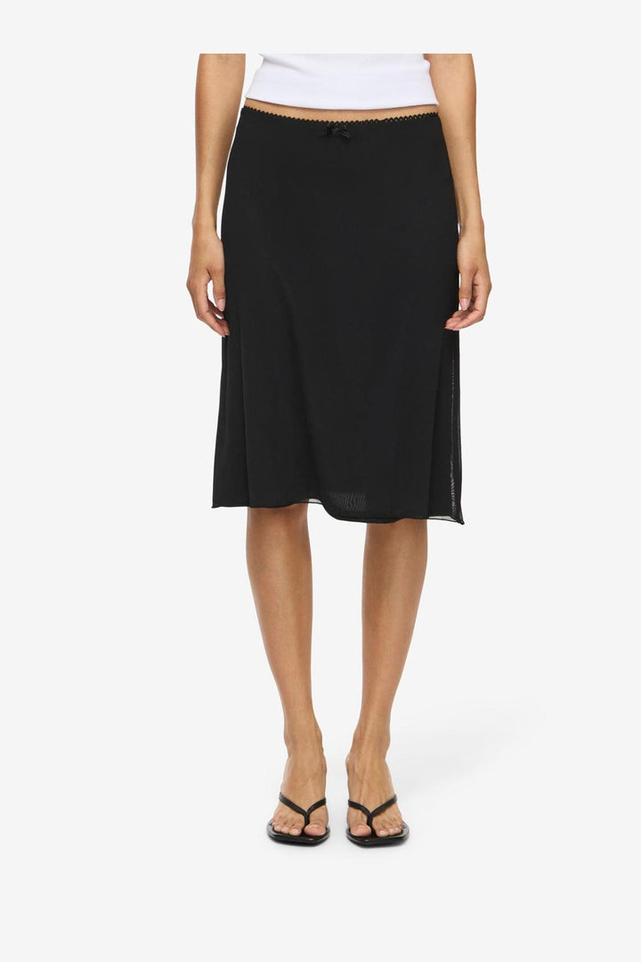 Noisy May - Nmjudith Lw Mesh Skirt - 5197212 Black