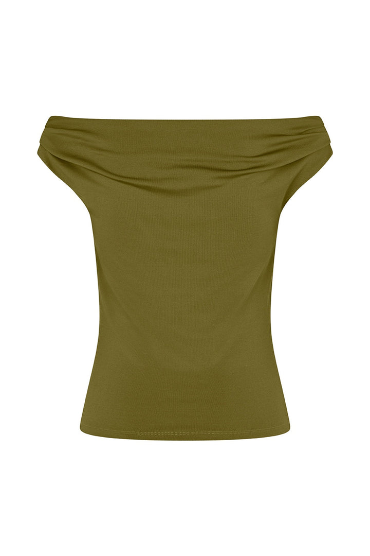 Modström - Himamd Off-Shoulder Top 57928 - 02275 - Fir Green