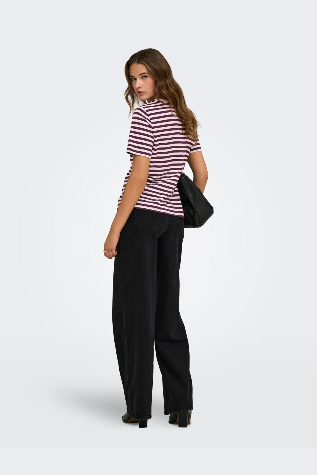 Only - Onlhappy S/S Emb Top - 5204485 Winetasting Pale Lilac (Uni) - Winetasting Emb Heart