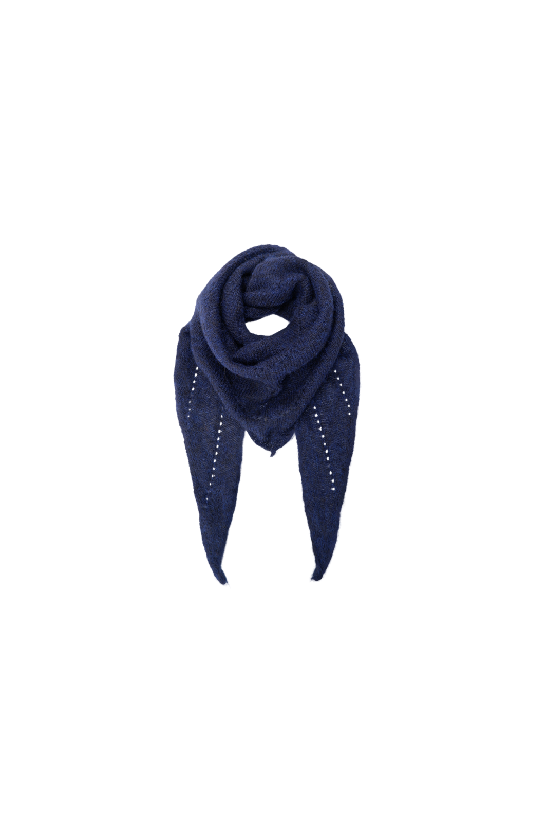 Black Colour - Bcdell Knitted Mini Scarf 208327 - Navy